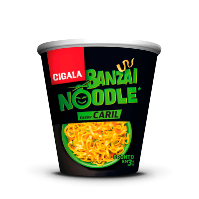 Cigala Banzai Noodle Sabor Caril 67gr
